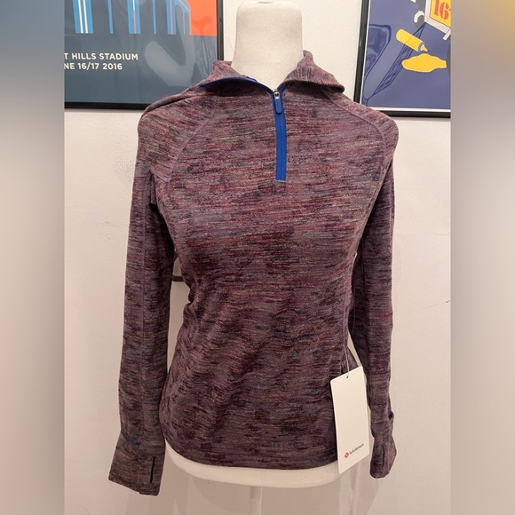 Lululemon Its Rulu Run Half-Zip Jacquard Size 4 NWT - Picture 6 of 10